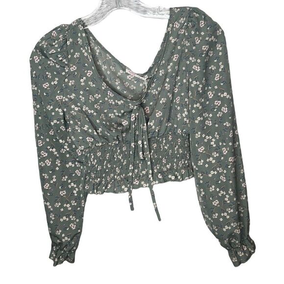 Romwe Ditsy Floral Crop Top. Size XS. New! - Picture 1 of 6
